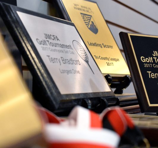 Custom awards and engravings done by Artistic Imprints.