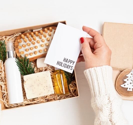 Corporate holiday gifts personalized to the receiver